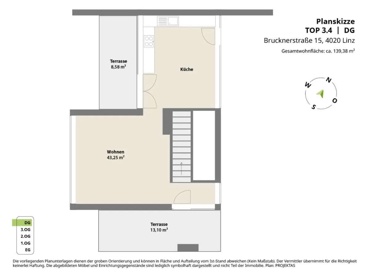 4-Zimmer-Wohnung kaufen in Linz – 139,38 m², € 788.000 – Bild 27 von 27