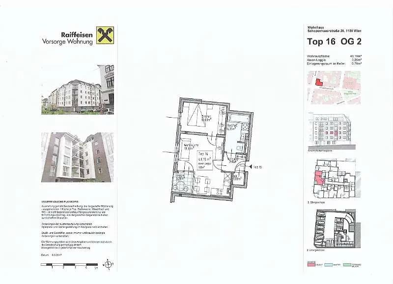 2-Zimmer-Wohnung mieten in Wien – 43 m², € 1.094 – Bild 14 von 15