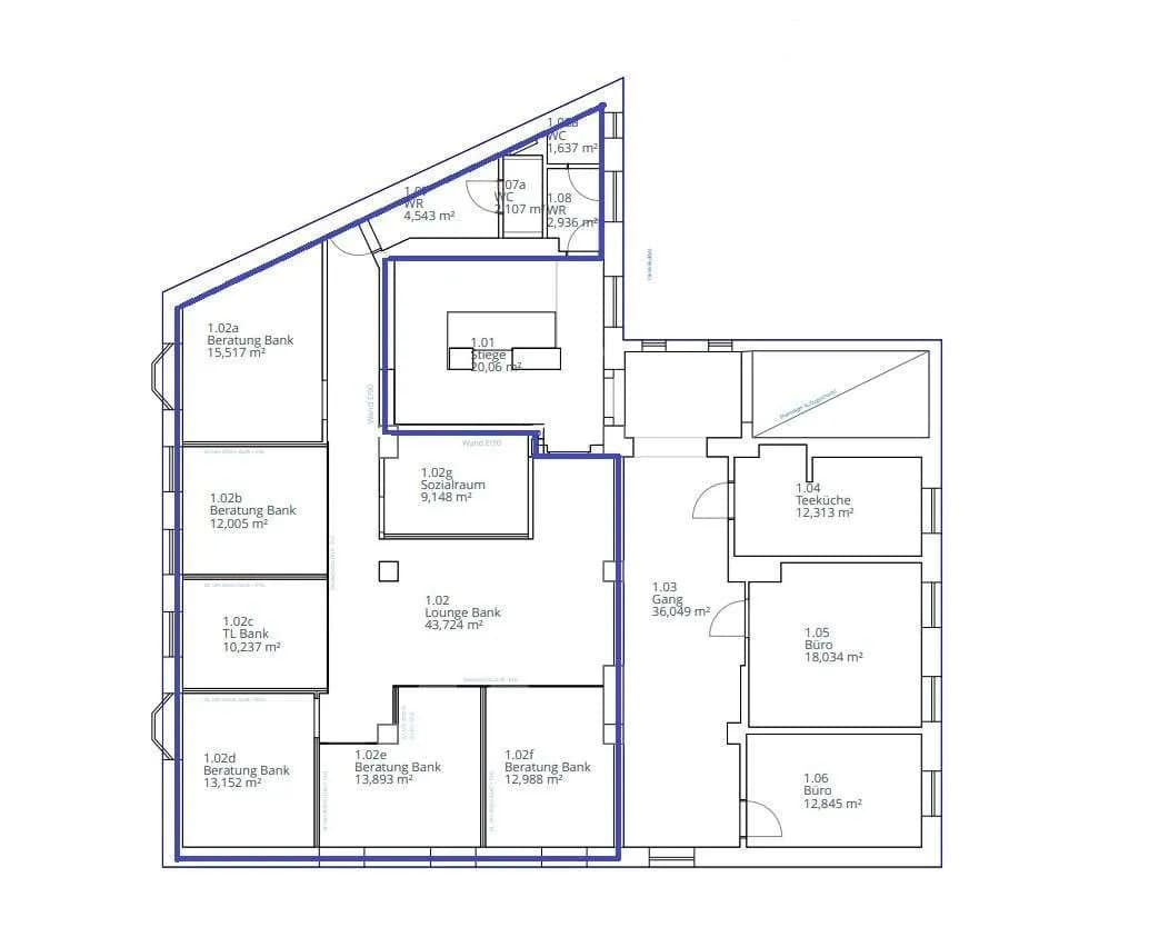 9-Zimmer-Gewerbeimmobilie mieten in Eisenstadt – 221 m², € 2.508 – Bild 14 von 14