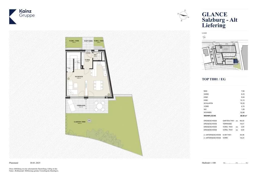 4-Zimmer-Immobilie kaufen in Salzburg Stadt – 88,9 m², € 799.000 – Bild 11 von 12