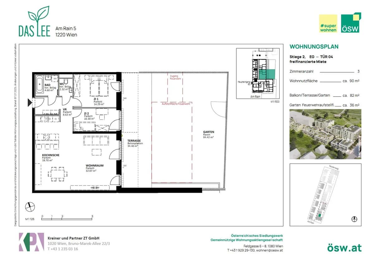 3-Zimmer-Wohnung mieten in Wien – 92,03 m², € 1.736 – Bild 2 von 6