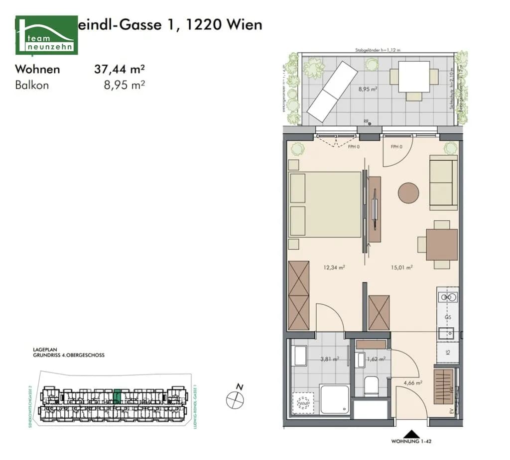 Immobilie kaufen in Wien – 37,68 m², € 224.001 – Bild 18 von 18