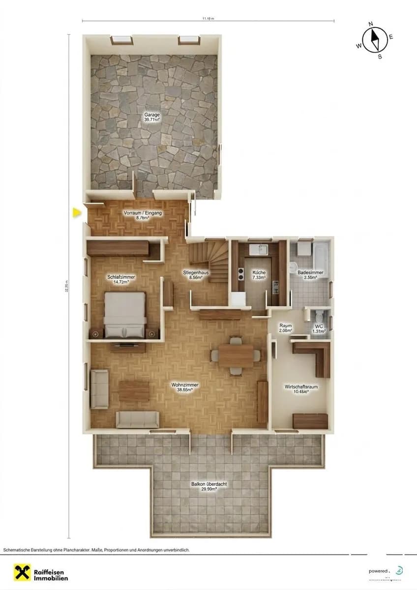 8-Zimmer-Haus kaufen in Amstetten – 180 m², € 265.000 – Bild 38 von 40