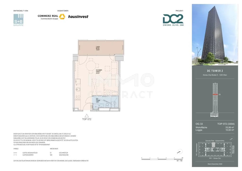 1-Zimmer-Wohnung mieten in Wien – 33,99 m², € 1.100 – Bild 15 von 15
