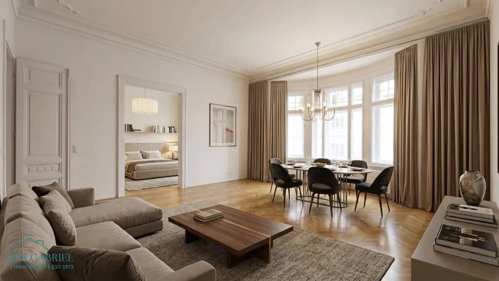 5-Zimmer-Wohnung mieten in Wien – 210,64 m², € 5.199 – Bild 1 von 17