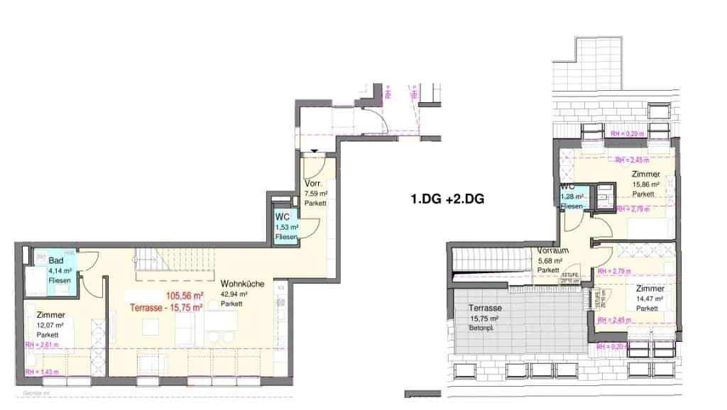4-Zimmer-Wohnung mieten in Wien – 105,56 m², € 1.895 – Bild 24 von 24