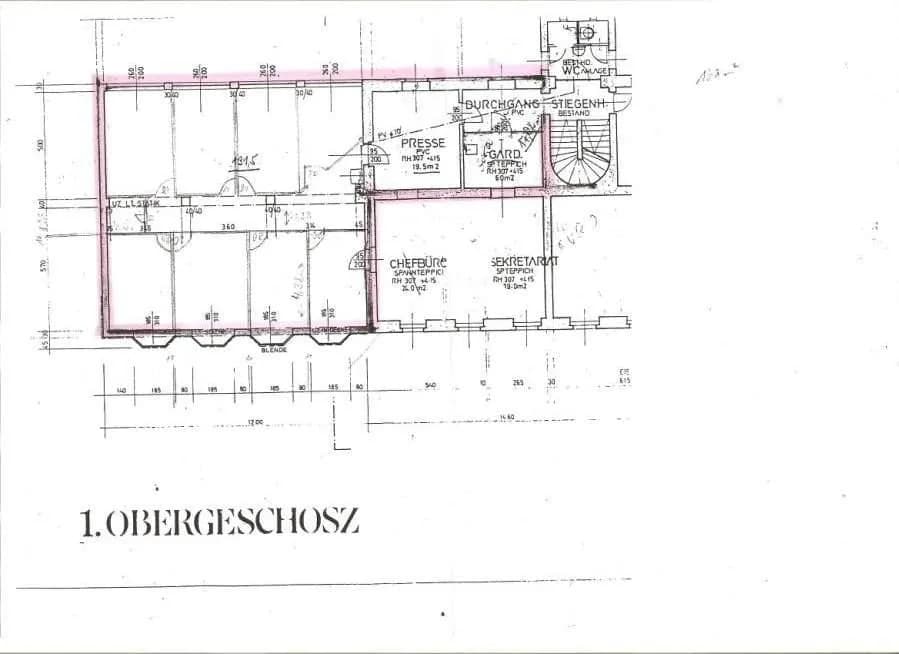 Gewerbeimmobilie mieten in Wels – 259 m², € 1.813