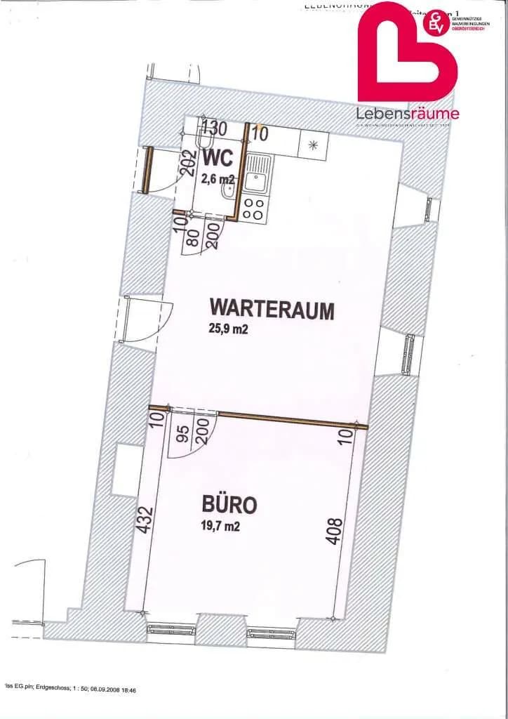 2-Zimmer-Gewerbeimmobilie mieten in Kirchdorf an der Krems – 49 m², € 583 – Bild 10 von 10