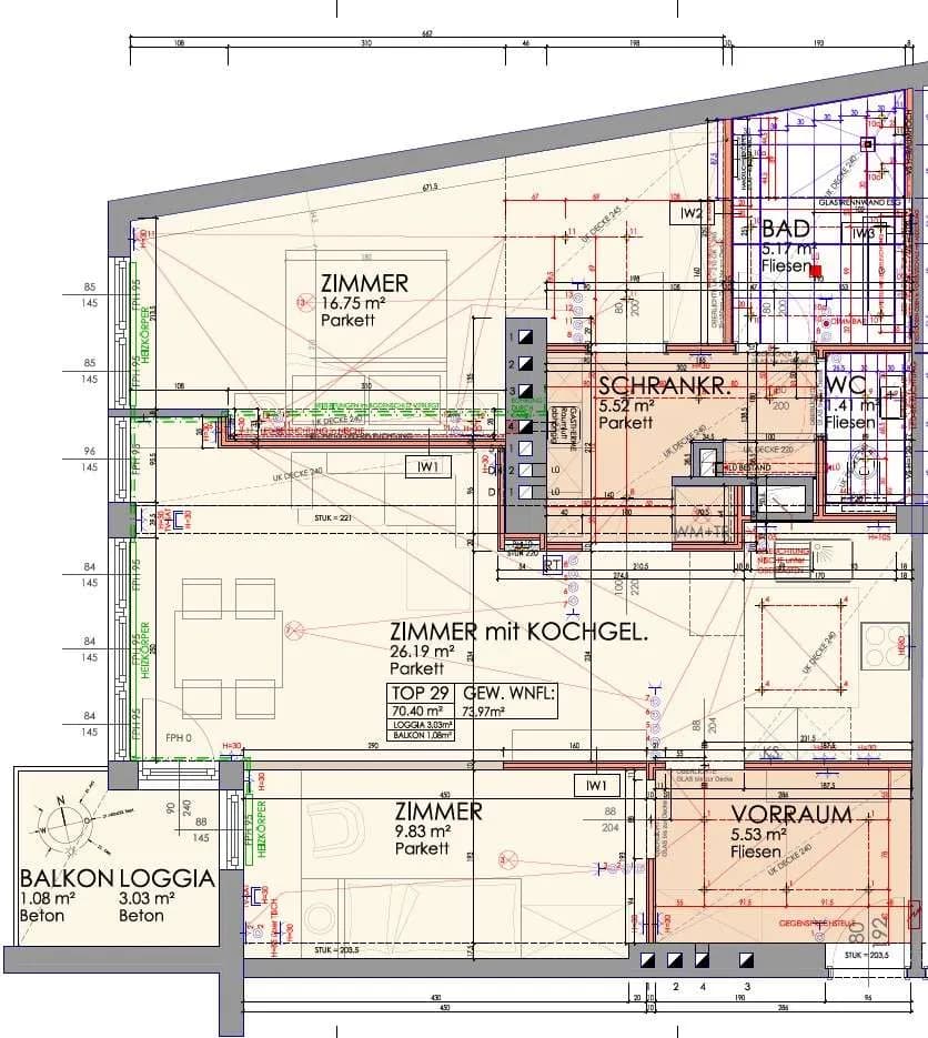 2-Zimmer-Wohnung mieten in Wien – 70 m², € 1.390 – Bild 17 von 17