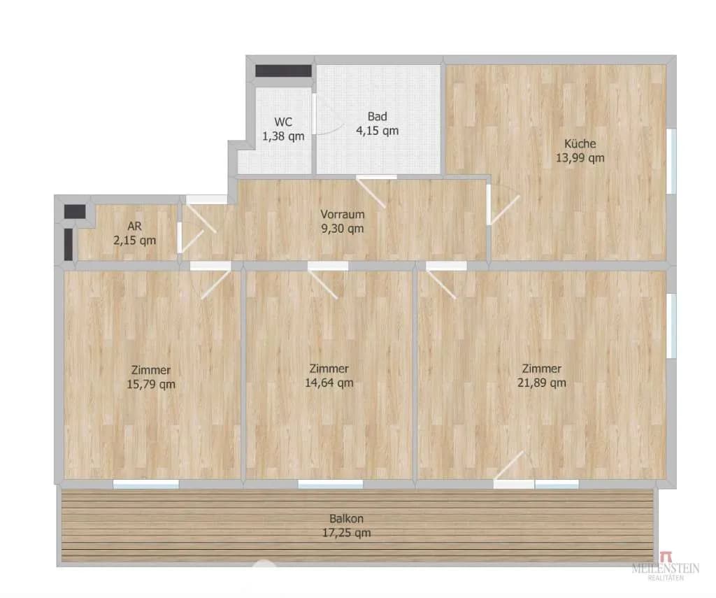 3-Zimmer-Wohnung kaufen in Kufstein – 84 m², € 466.870 – Bild 4 von 4