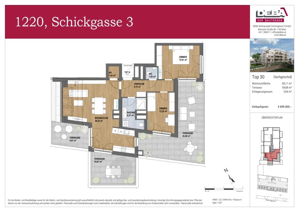 3-Zimmer-Wohnung kaufen in Wien – 85,11 m², € 699.000 – Bild 10 von 10