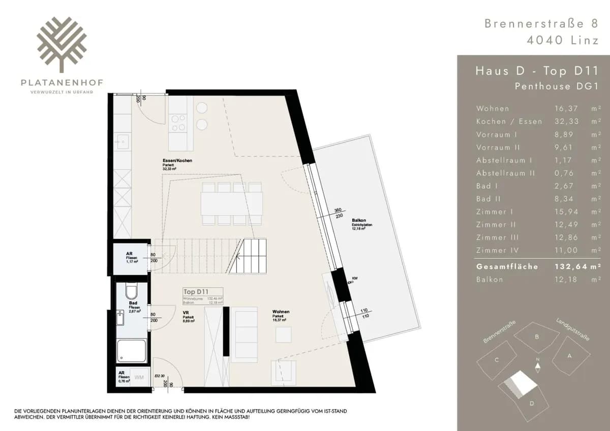 5-Zimmer-Wohnung kaufen in Linz – 132,46 m², € 878.000 – Bild 23 von 24