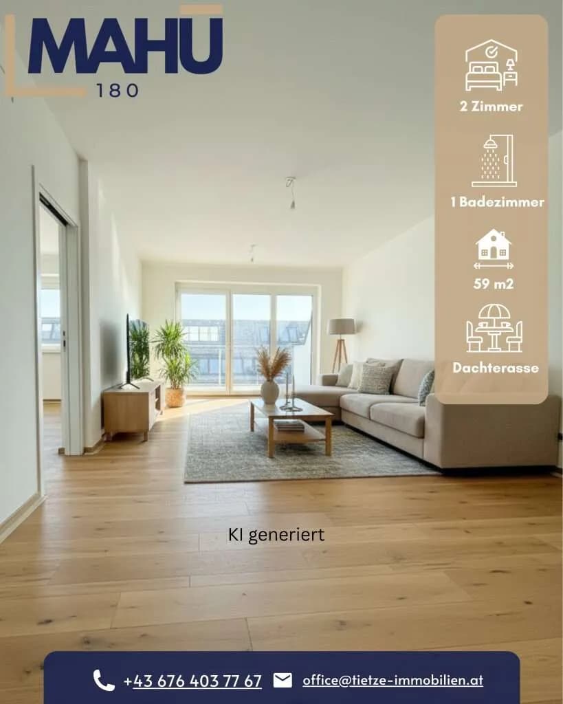 2-Zimmer-Wohnung kaufen in Wien – 58,36 m², € 720.900
