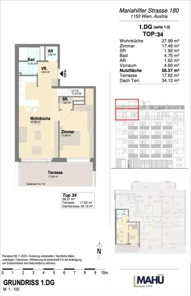 2-Zimmer-Wohnung kaufen in Wien – 58,36 m², € 720.900 – Bild 13 von 14
