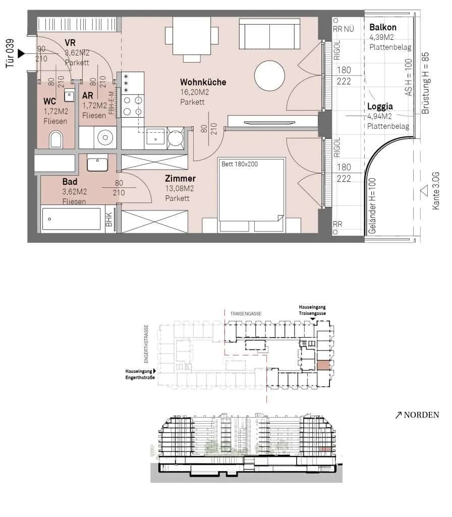 2-Zimmer-Wohnung kaufen in Wien – 39,96 m², € 270.300 – Bild 14 von 14