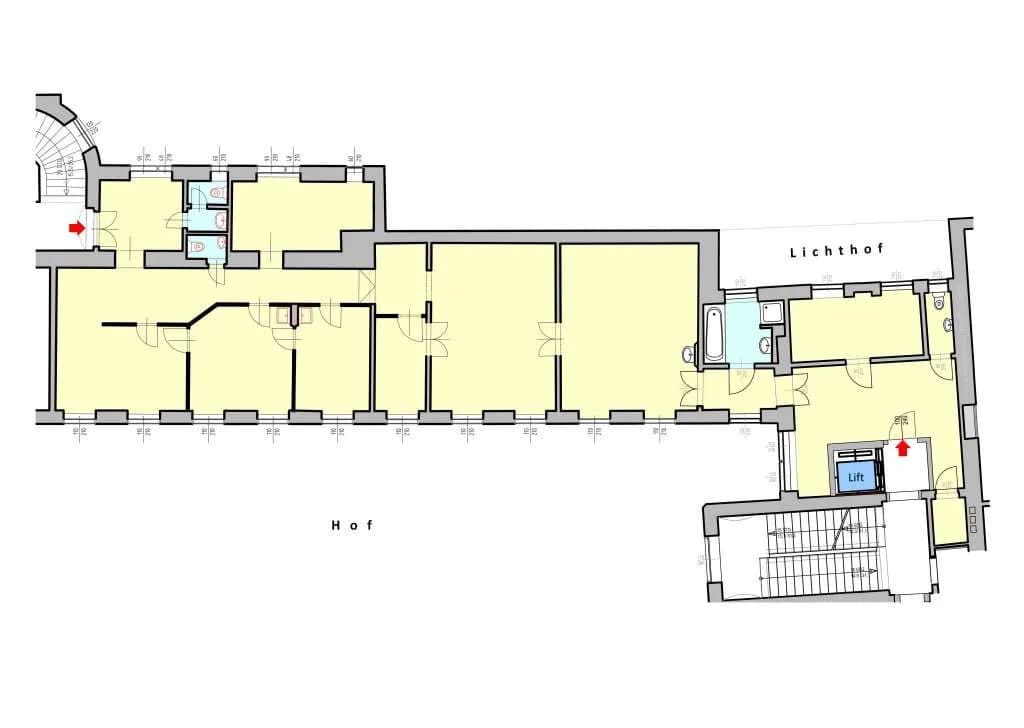 10-Zimmer-Gewerbeimmobilie mieten in Sankt Pölten – 209 m²