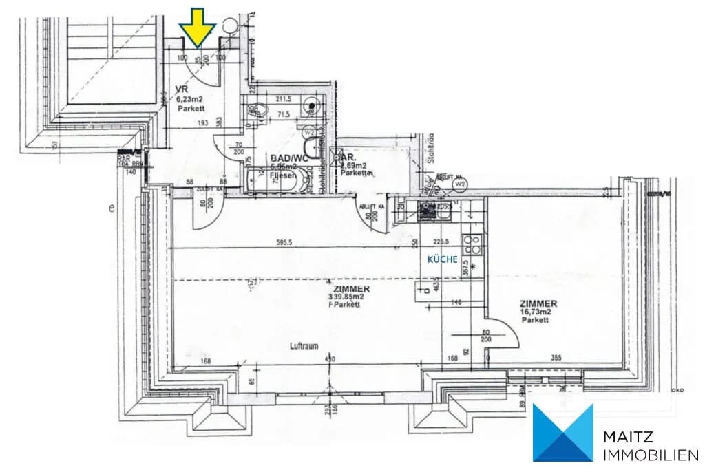 2-Zimmer-Wohnung mieten in Wien – 70 m², € 1.485 – Bild 36 von 37