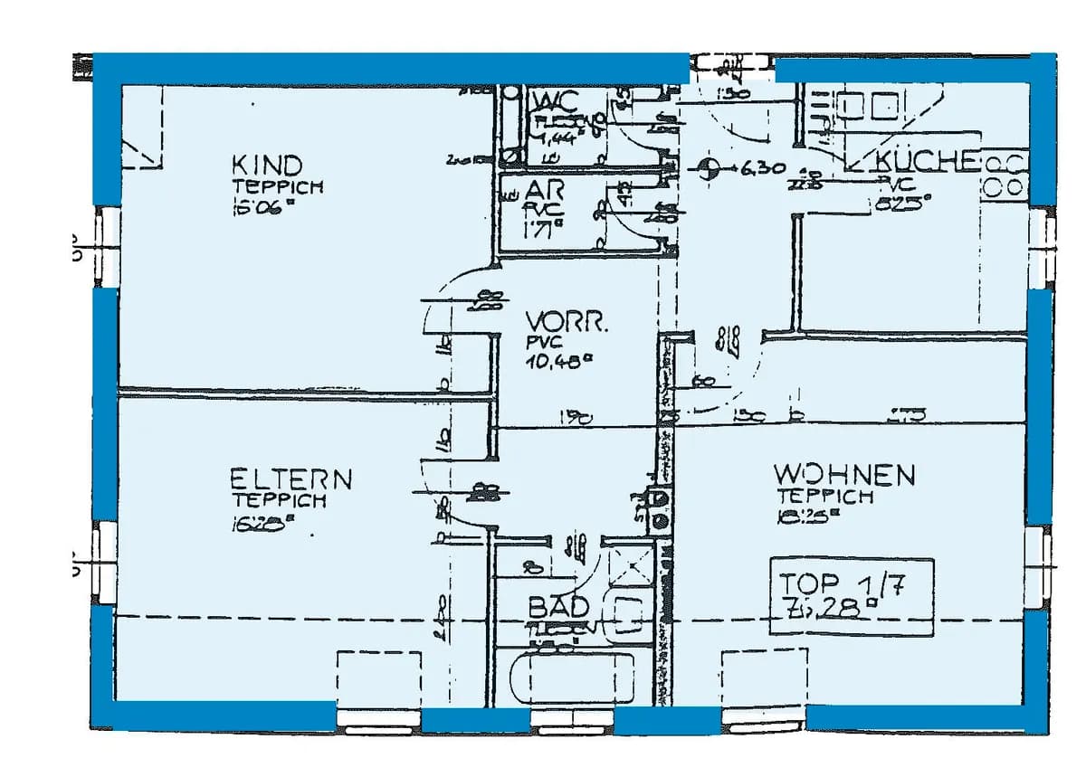 3-Zimmer-Wohnung mieten in Lilienfeld – 75,28 m², € 628 – Bild 2 von 2