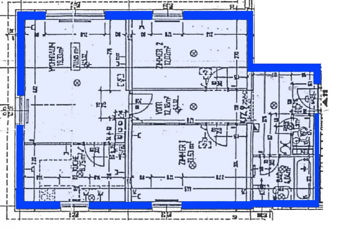 3-Zimmer-Wohnung mieten in Melk – 70,98 m², € 498 – Bild 2 von 2