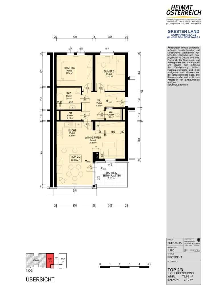 3-Zimmer-Wohnung mieten in Scheibbs – 78,69 m², € 708 – Bild 18 von 18