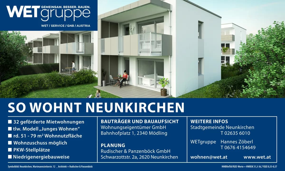 3-Zimmer-Wohnung mieten in Neunkirchen – 74,76 m², € 899