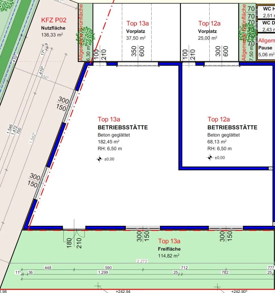 Gewerbeimmobilie mieten in Perg – 182 m², € 1.940 – Bild 5 von 13
