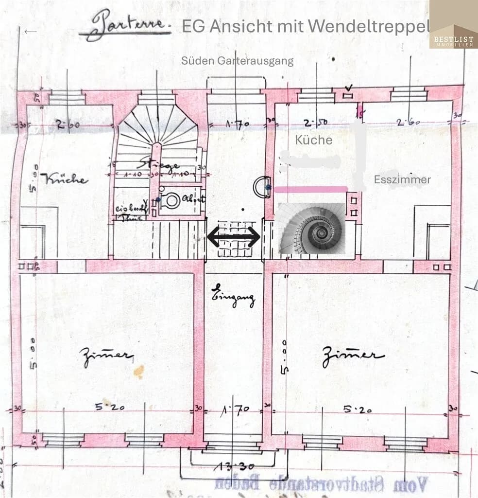 5-Zimmer-Haus kaufen in Baden – 123,64 m², € 649.000 – Bild 19 von 23