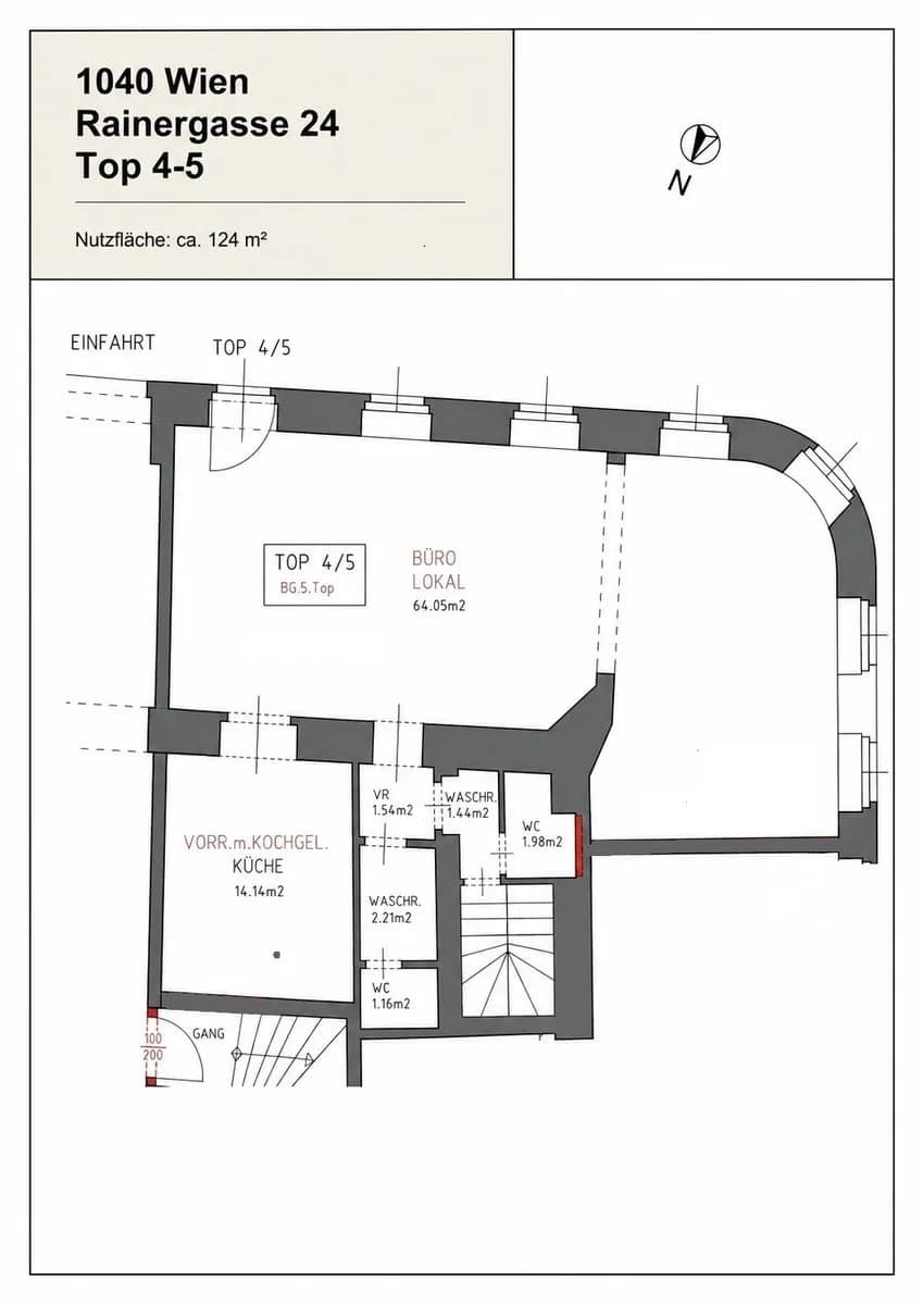 3-Zimmer-Gewerbeimmobilie kaufen in Wien – 124 m², € 369.000 – Bild 19 von 20