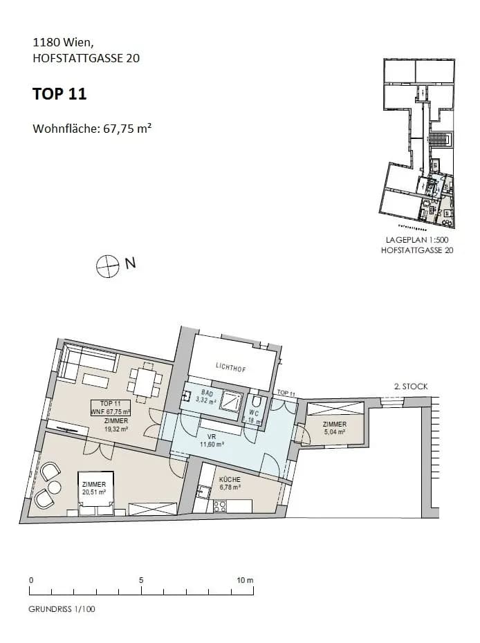 3-Zimmer-Wohnung kaufen in Wien – 67,33 m², € 529.000 – Bild 12 von 18