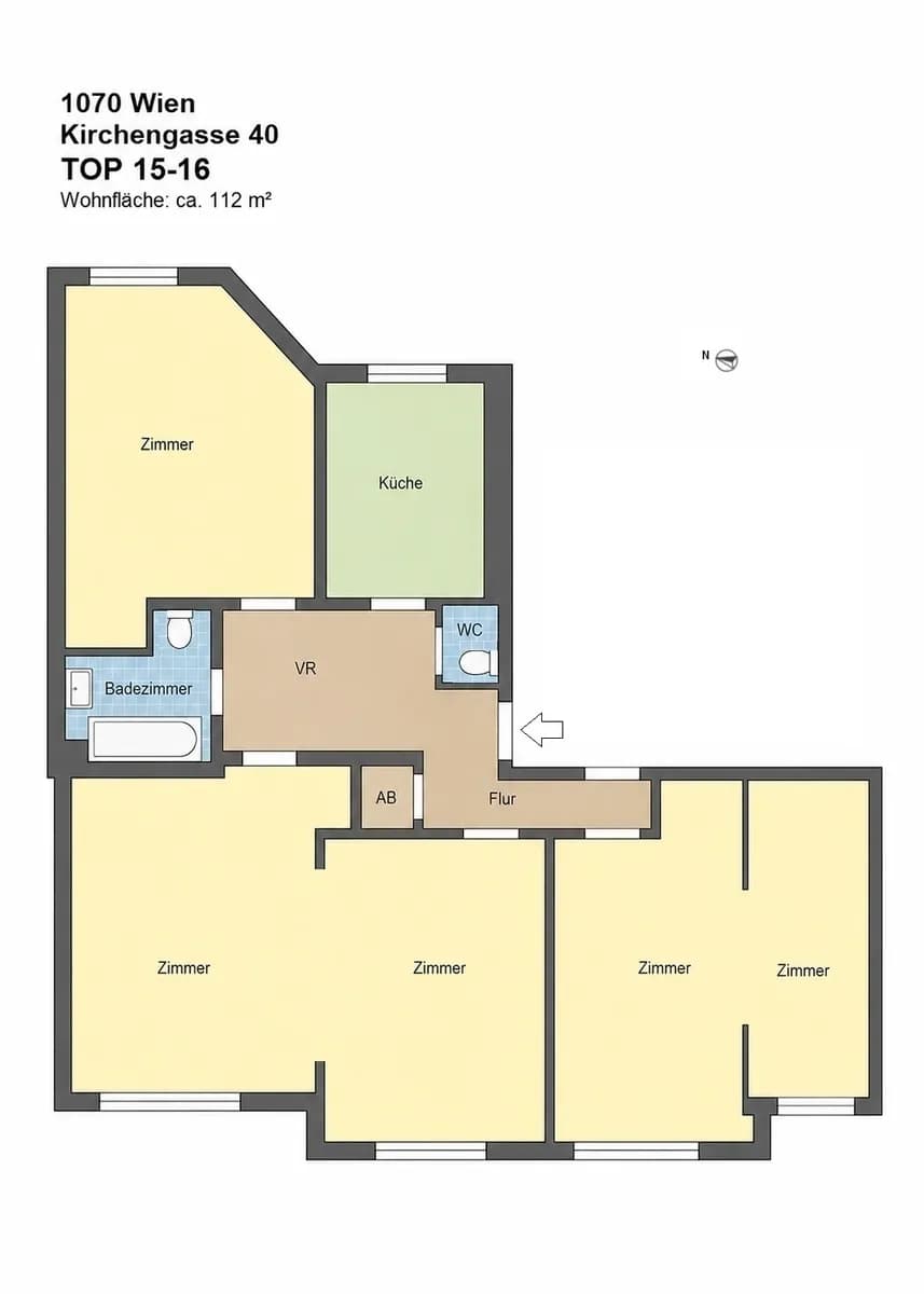 4-Zimmer-Wohnung kaufen in Wien – 111,97 m², € 597.000 – Bild 21 von 22