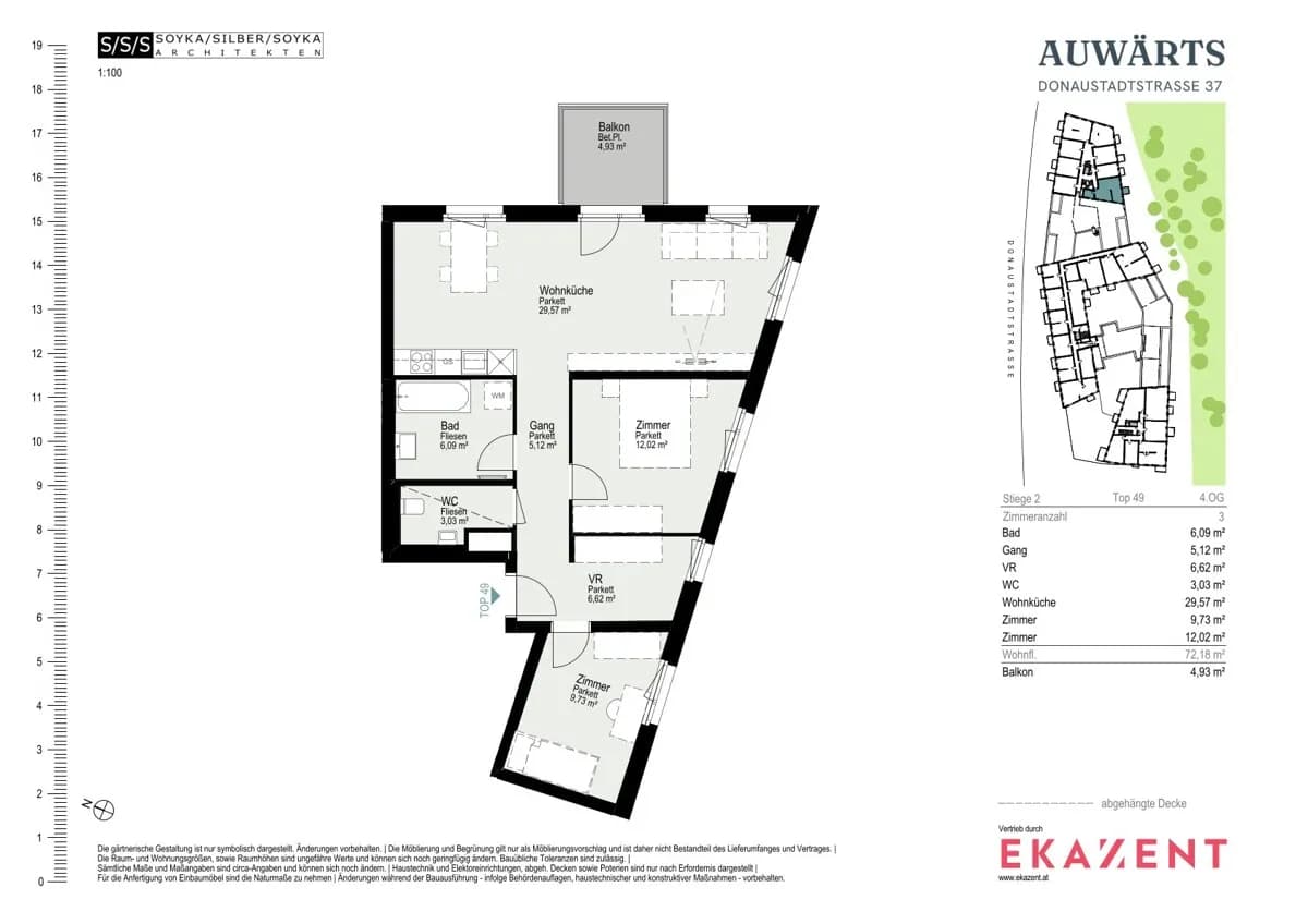 3-Zimmer-Wohnung mieten in Wien – 73,05 m², € 1.941 – Bild 8 von 8