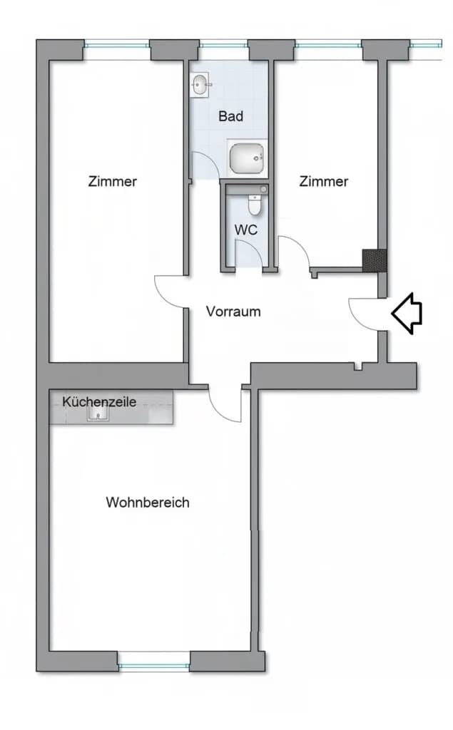 3-Zimmer-Wohnung kaufen in Wien – 52,4 m², € 230.000 – Bild 16 von 24