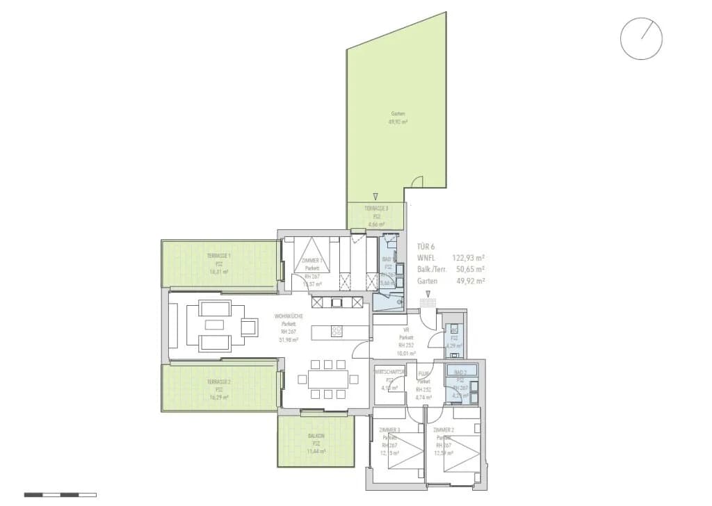 4-Zimmer-Wohnung mieten in Wien – 122,93 m², € 3.075 – Bild 24 von 24