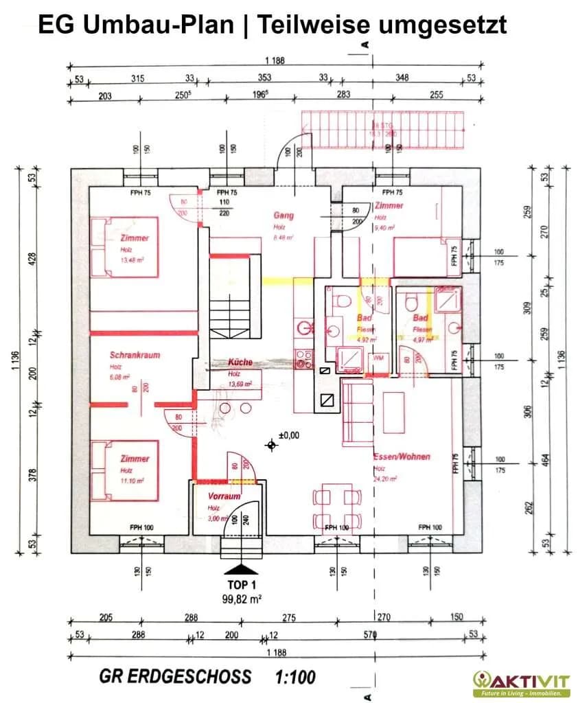 2-Zimmer-Wohnung kaufen in Voitsberg – 95 m², € 145.000 – Bild 16 von 17