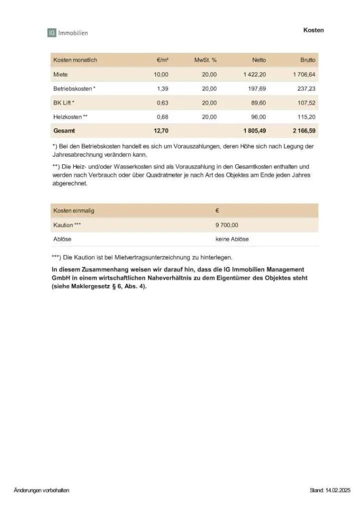 4-Zimmer-Gewerbeimmobilie mieten in Mödling – 142 m², € 1.709 – Bild 9 von 9