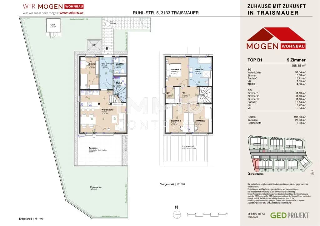5-Zimmer-Haus mieten in Sankt Pölten Land – 109,68 m², € 1.586 – Bild 5 von 17