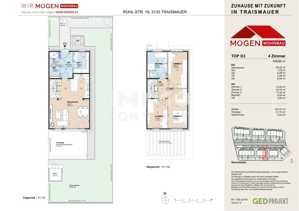 5-Zimmer-Haus mieten in Sankt Pölten Land – 109,68 m², € 1.586 – Bild 12 von 17