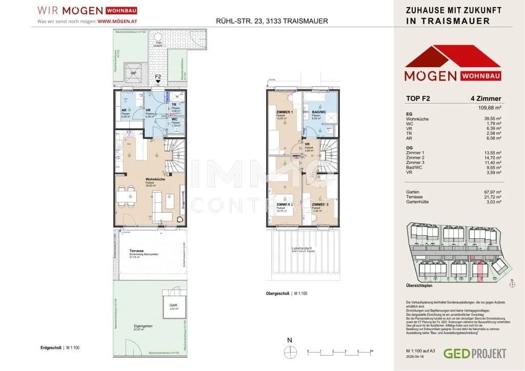 5-Zimmer-Haus mieten in Sankt Pölten Land – 109,68 m², € 1.586 – Bild 14 von 17