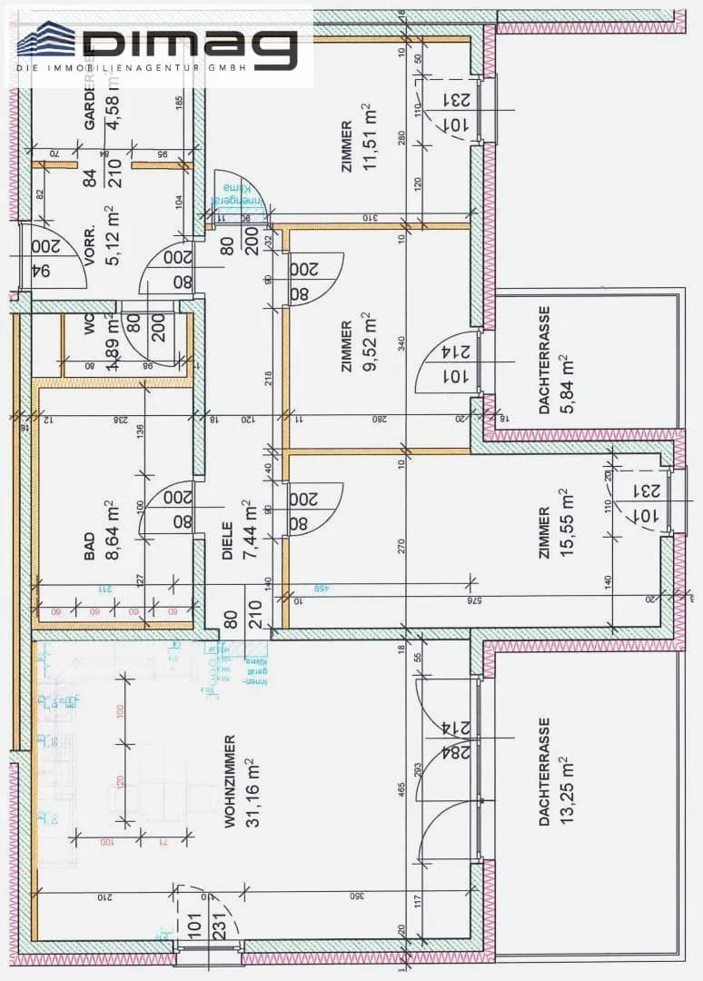 4-Zimmer-Wohnung kaufen in Wien – 100 m², € 495.000 – Bild 23 von 23
