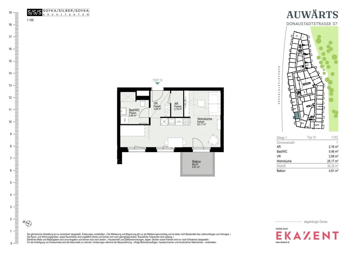 1-Zimmer-Wohnung mieten in Wien – 36,38 m², € 1.020 – Bild 8 von 8