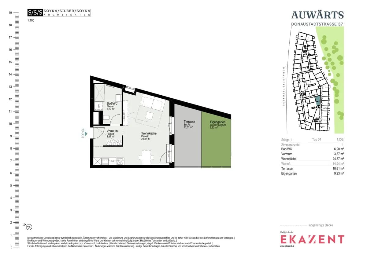 1-Zimmer-Wohnung mieten in Wien – 34,94 m², € 940 – Bild 8 von 8