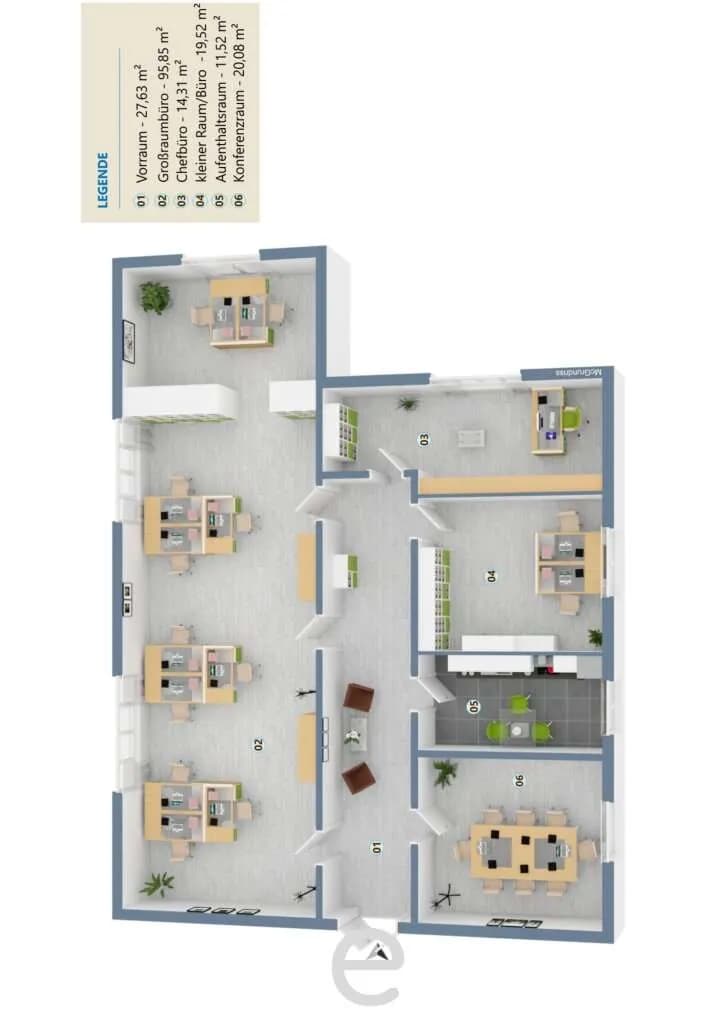 Gewerbeimmobilie mieten in Wels – 2 150 m², € 14.798 – Bild 3 von 3