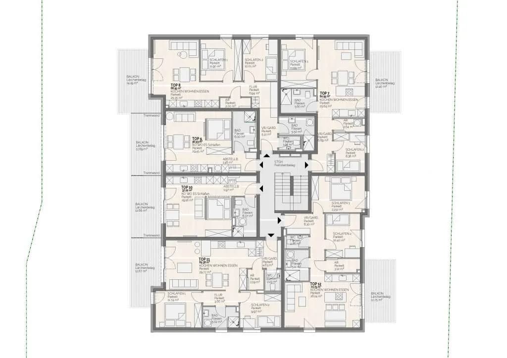 3-Zimmer-Wohnung kaufen in Ried im Innkreis – 69,36 m², € 340.000 – Bild 5 von 6