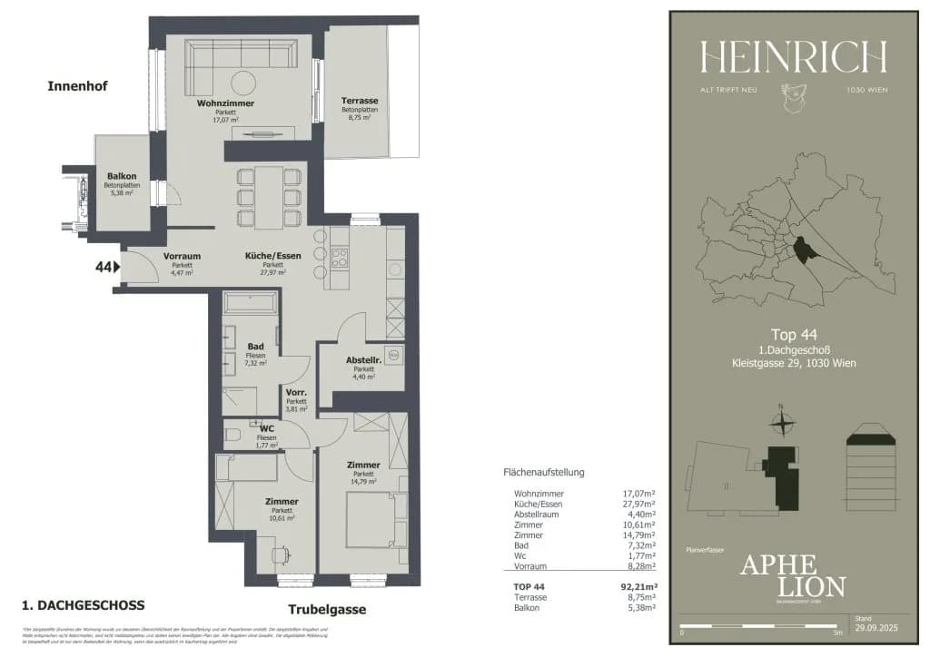 3-Zimmer-Wohnung kaufen in Wien – 92,01 m², € 950.000 – Bild 16 von 16