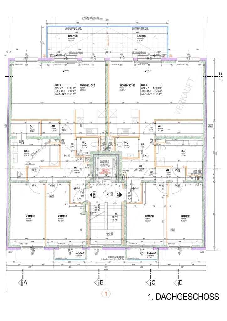 3-Zimmer-Wohnung mieten in Wien – 87,64 m², € 2.300 – Bild 25 von 25