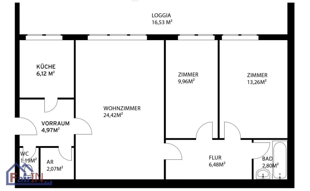3-Zimmer-Wohnung kaufen in Wien – 71,29 m², € 242.500 – Bild 11 von 11