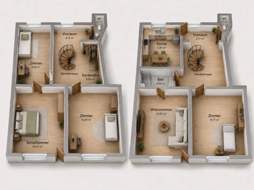 5-Zimmer-Wohnung kaufen in Wien – 121,51 m², € 280.000 – Bild 8 von 9