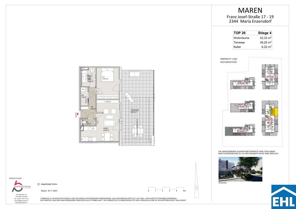 2-Zimmer-Wohnung kaufen in Mödling – 52,33 m², € 479.000 – Bild 22 von 22