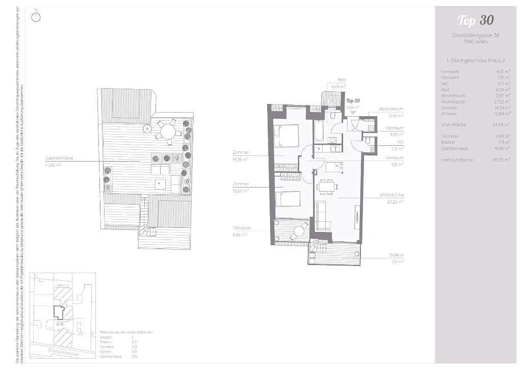 3-Zimmer-Wohnung kaufen in Wien – 65,64 m², € 649.000 – Bild 12 von 17