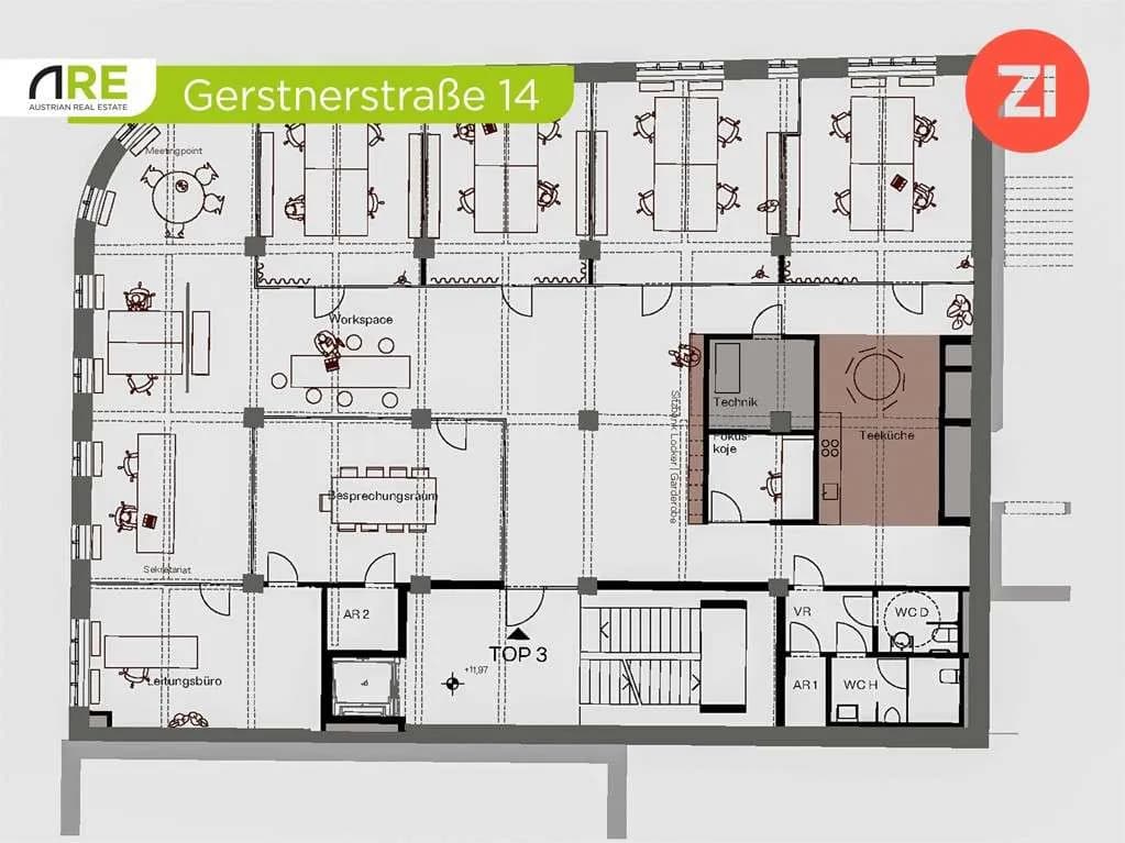 Gewerbeimmobilie mieten in Linz – 359 m², € 8.482 – Bild 10 von 12